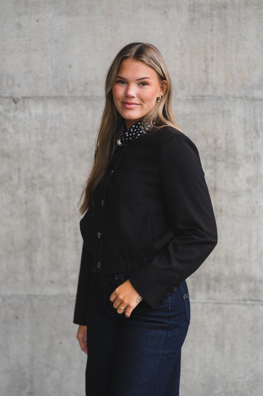 Matty Bomber Jacket Black 