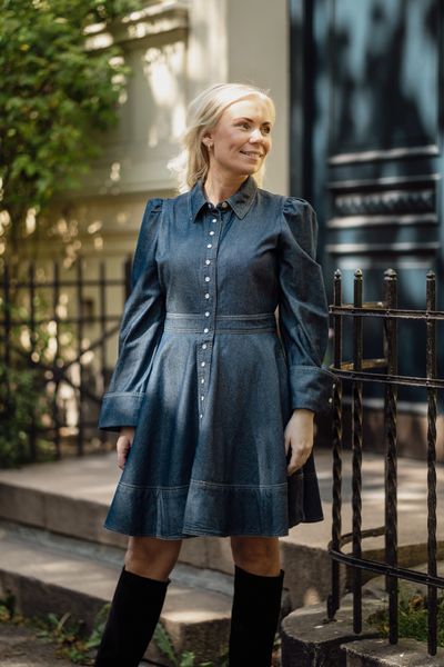 Hovedbilde Denim Mini Dress Dark Blue 