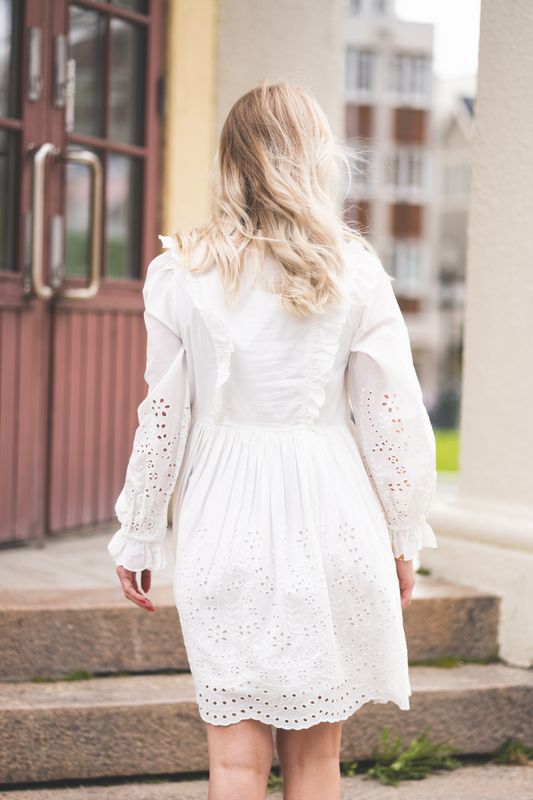 Luma LS Dress Star White 