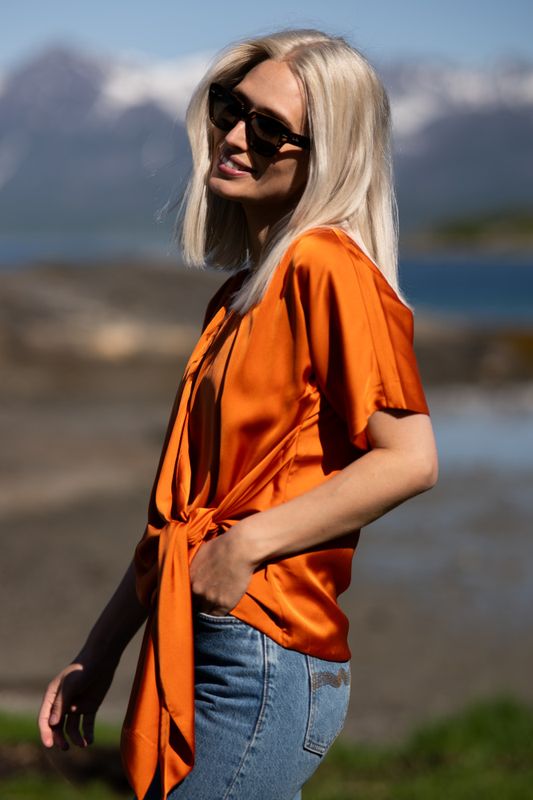 Dagmar Blouse Tangerine 