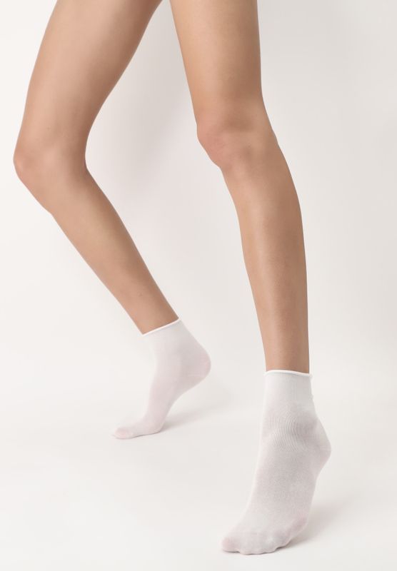 Perfect Comfort Lyocell Ankle Sock White 