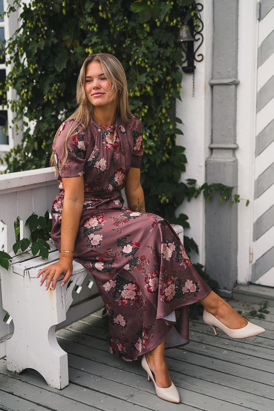 Samira Dress Velvet Roast