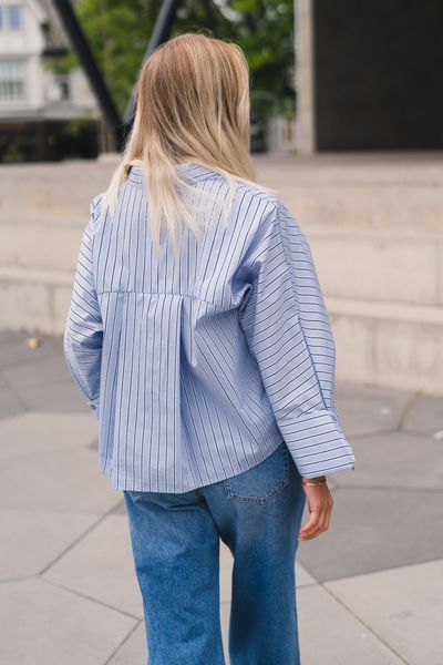 Hovedbilde Atari Shirt M. Blue Stripe 