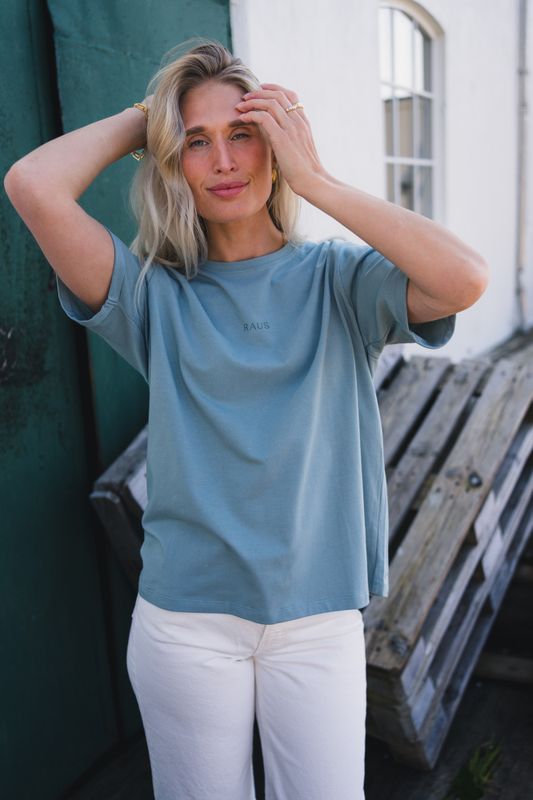 Linn Logo Tee C Green/ D Fores 