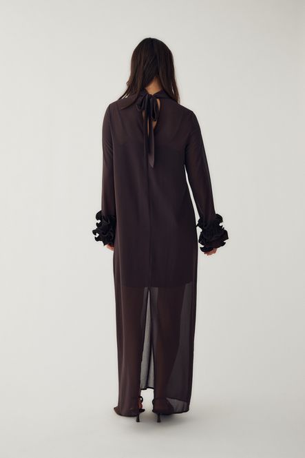 Hovedbilde Latania Long Dress Chocolate