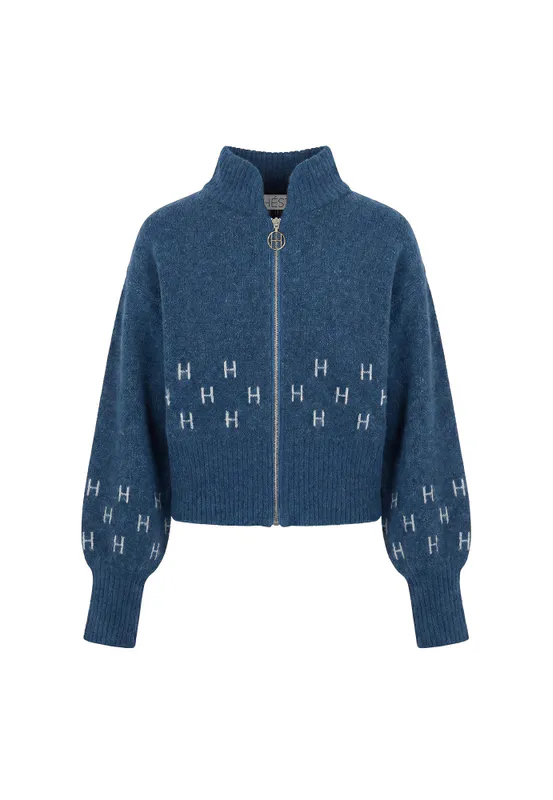 Martha Jacket Short Poseidon