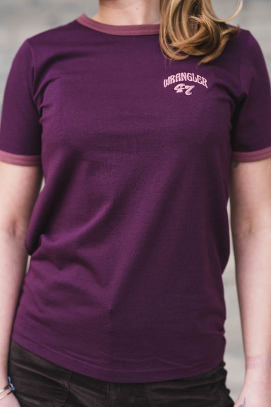 Ringer Tee Potent Purple 