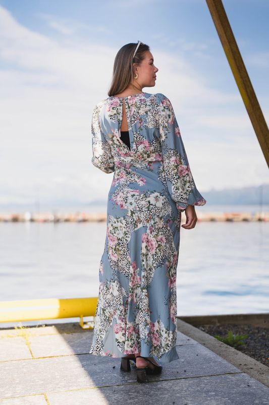 Viscose Maxi Dress Wild Bloom 