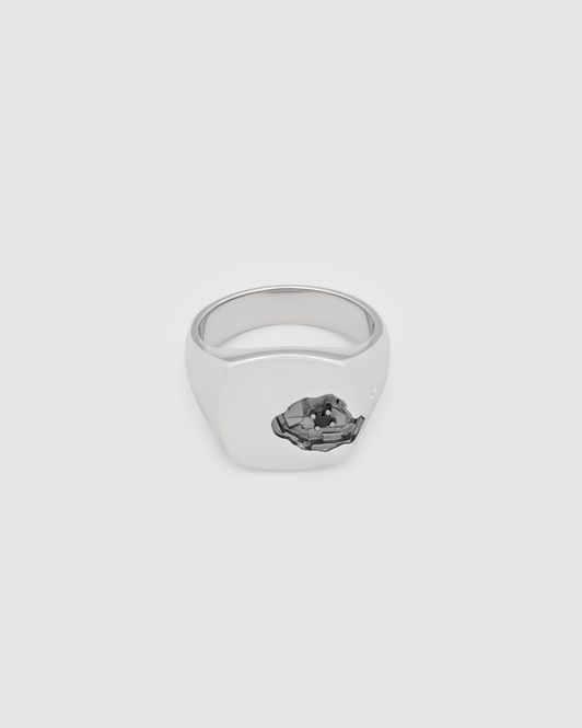 Hovedbilde Mined Ring Large Black Spinel 