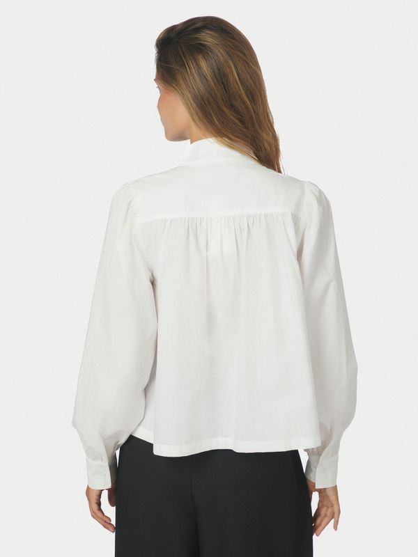 Melya Poplin Shirt White 