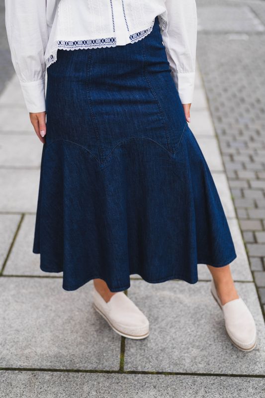 Denim Skirt Denim Blue 