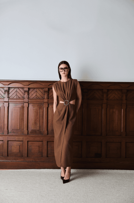 Hovedbilde Riviera Dress Chestnut Brown 