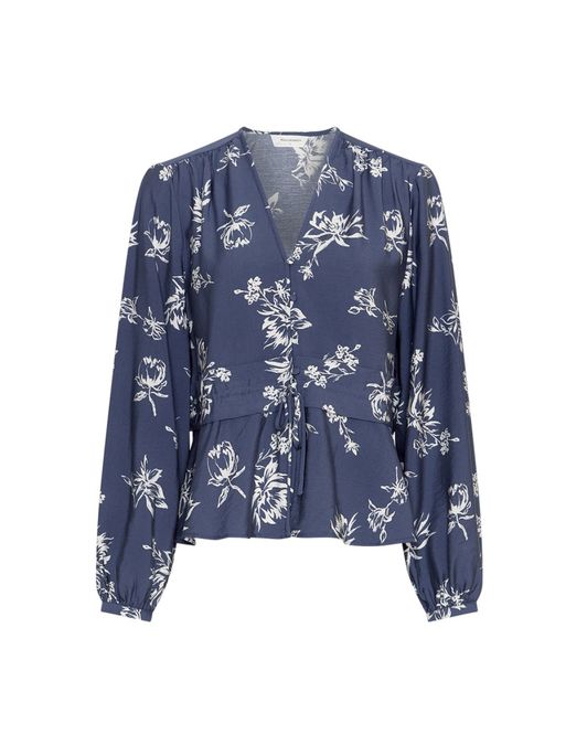 Hovedbilde Andena Amabella Shirt Vintage Indigo Flower 
