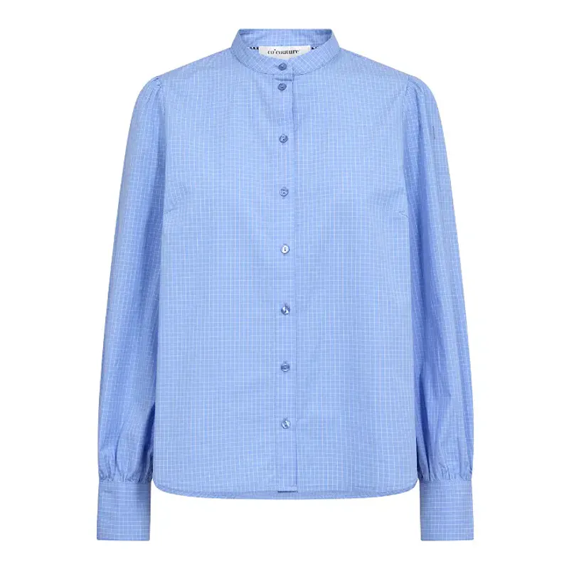Elona Check Shirt Pale Blue 