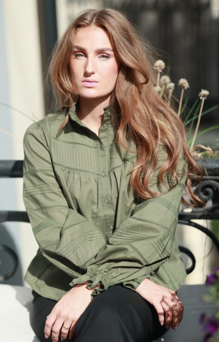 Hovedbilde Moonlace Blouse Green Harvest 