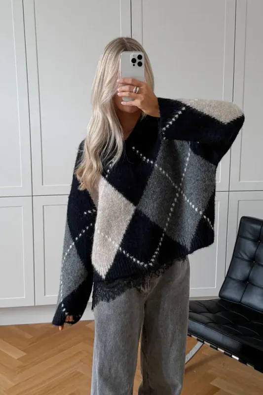 Lai Knit Navy Mix 