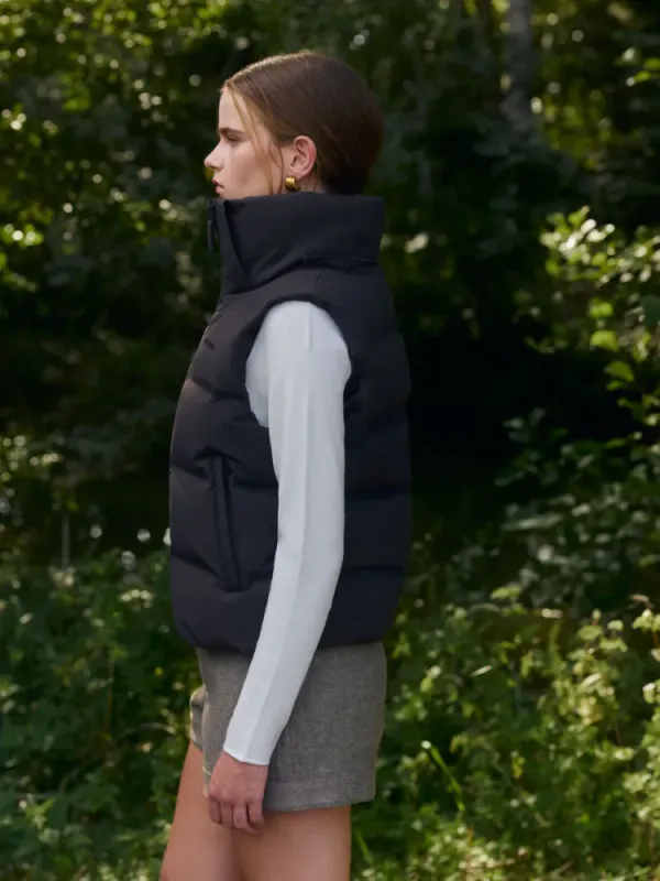 W. Aurora Puffer Vest Cocoa Bean 