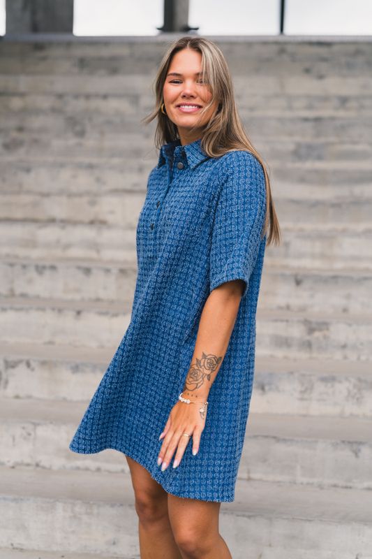 Ibo 2/4 Dress Mid Blue Wash 