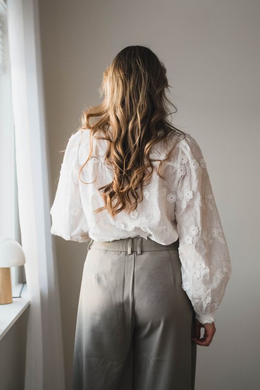 Oda Deco Emb Shirt White 