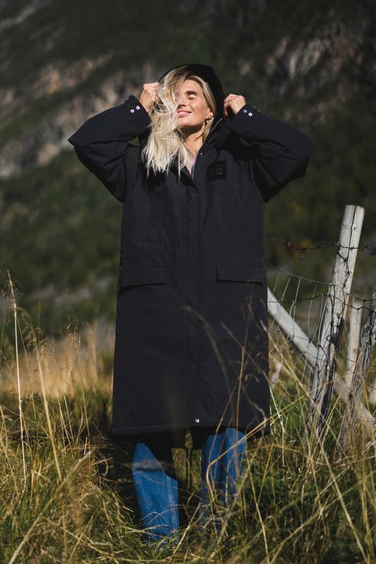 Ripstop Tri-Layer Parka Coat Phantom 