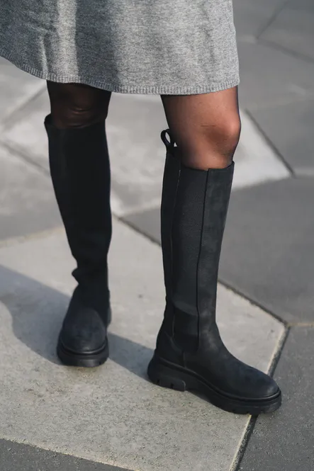 Hovedbilde Slim High Boots New Black  