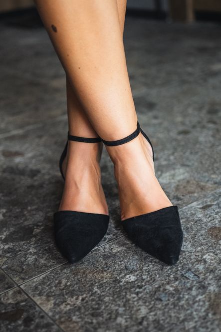 Hovedbilde Devived Pump Micro Suede Black 