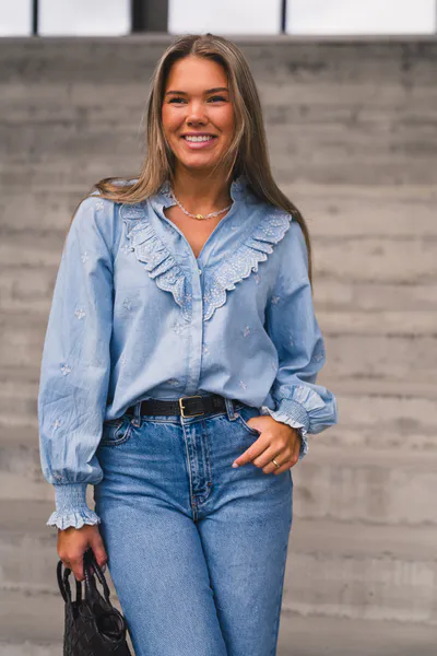 Hovedbilde Degas Denim Blouse Light Blue 