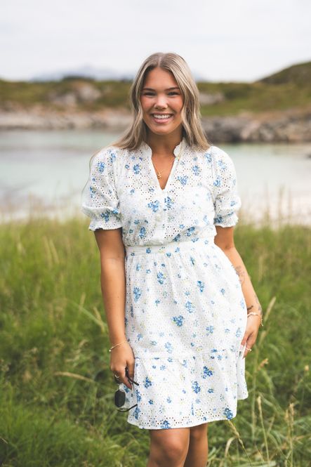 Hovedbilde Eivor 2/4 Dress Blue Flower 