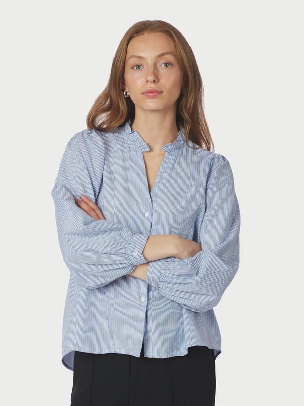 Barba Striped Blouse Light Blue 