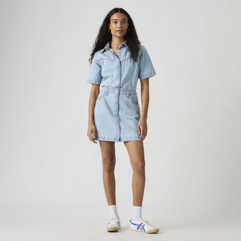 SS Logan Western Dress Blasted Stone Dress