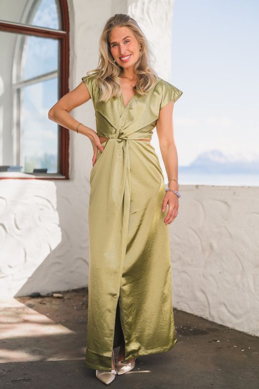 Zephyr Dress Sage Green 