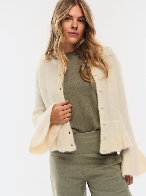 Hovedbilde Maren Chunky Cardigan Hazel Beige 