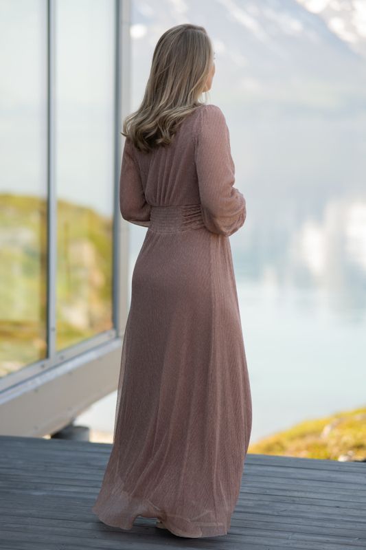 Nomo Glitz Dress Dusty Rose 