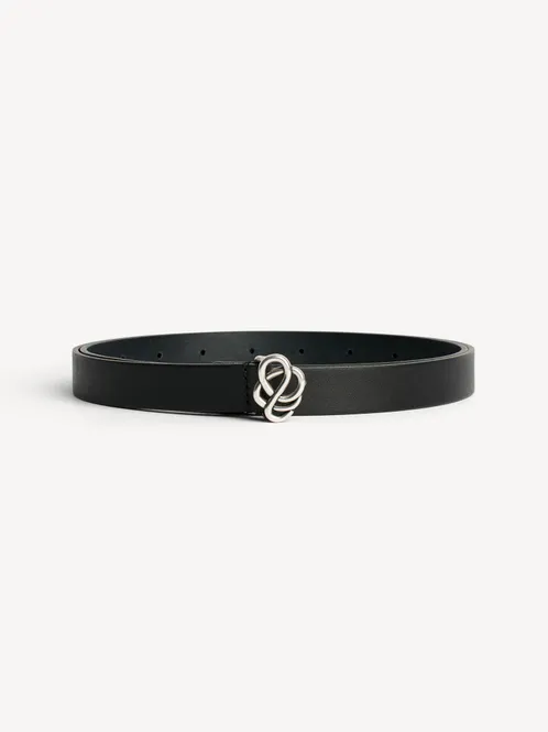 Hovedbilde Ouma Leather Belt Silver Black 