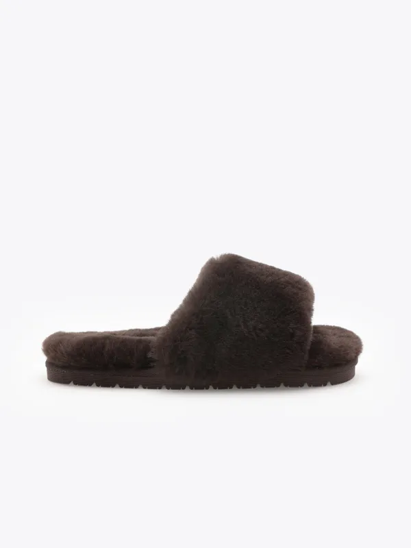 Cabina Slipper Dark Brown