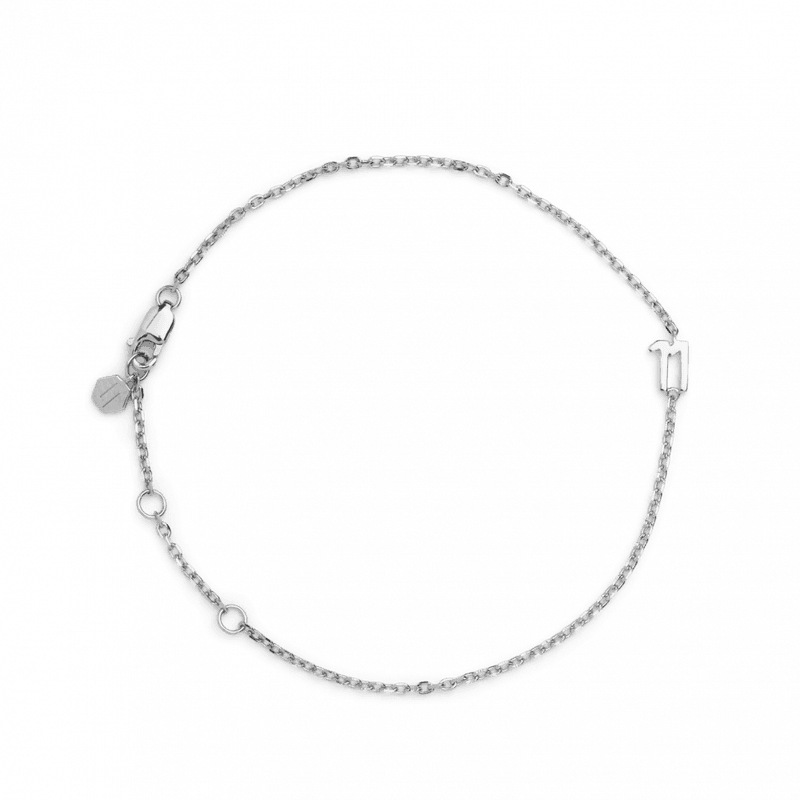 Big Number Bracelet Silver - 4