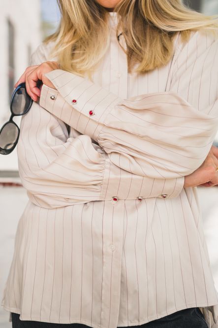 Hovedbilde Anne Silk Shirt Beige 