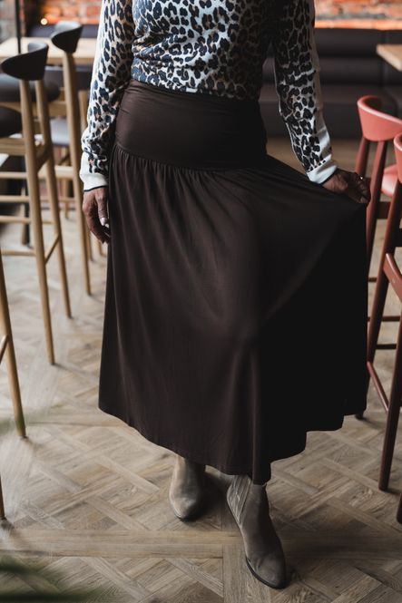 Hovedbilde Jersey Skirt Brown 