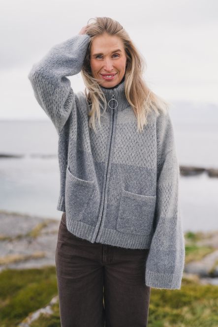 Hovedbilde Tine Cardigan Light Blue Mix 