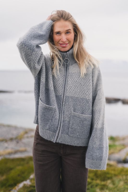 Tine Cardigan Light Blue Mix 