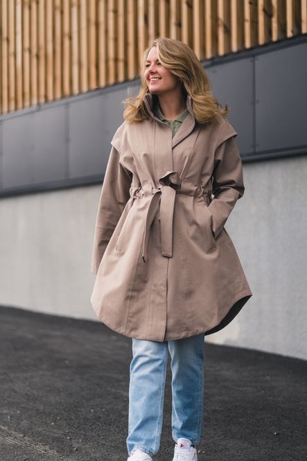Hovedbilde Monsun Coat Taupe 
