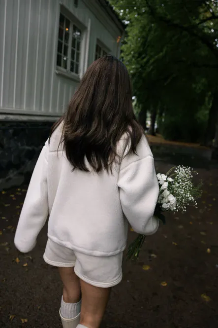 Hovedbilde W. Cloudfleece Jacket Creme 