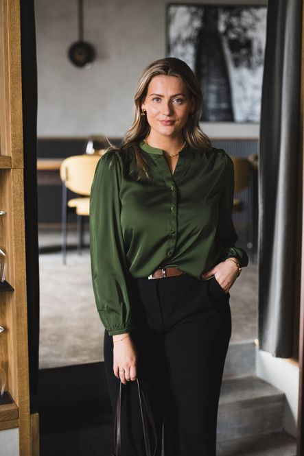 Hovedbilde Trine Shirt Chive 