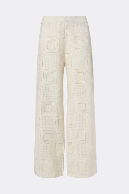 Hovedbilde Aleya Wide Crochet Pants Vanilla 