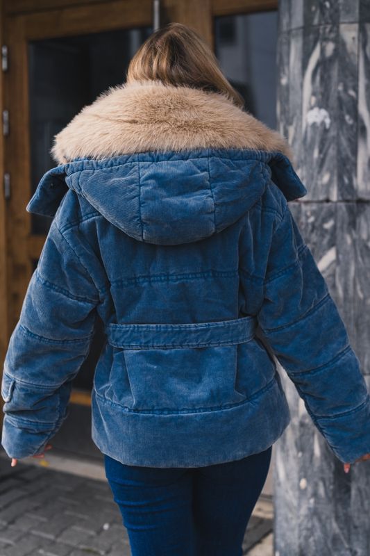Steilia Corduroy Jacket Light Blue Mix 