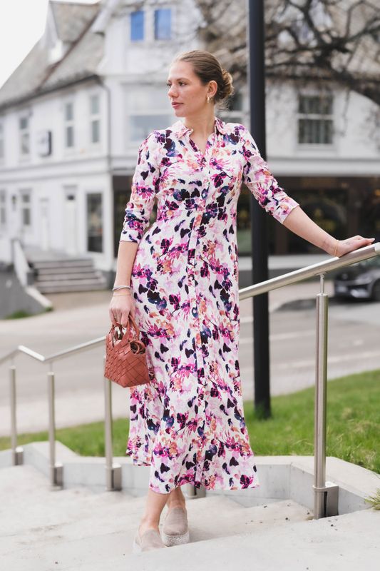 Savanna Long Shirt Dress Pristine Lynn
