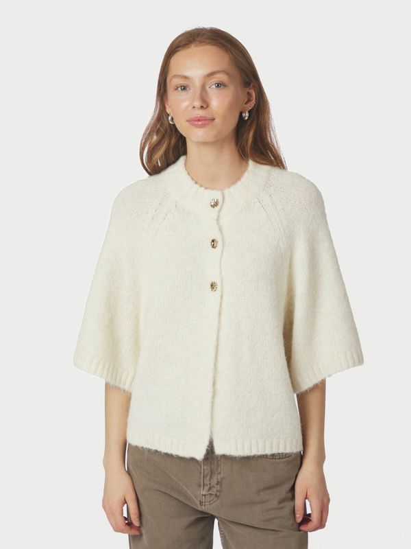Benuta Fluffy Knit Cardigan Offwhite 