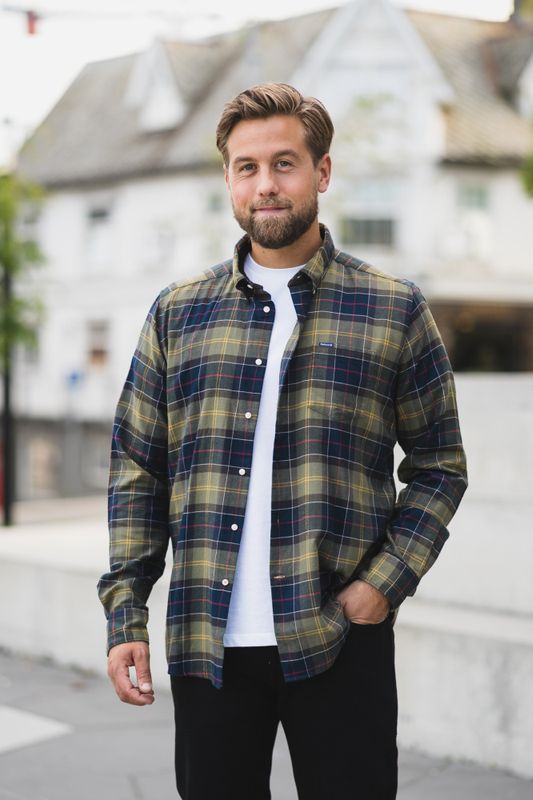 Fortrose Tailored Tartan Shirt Classic Tartan 