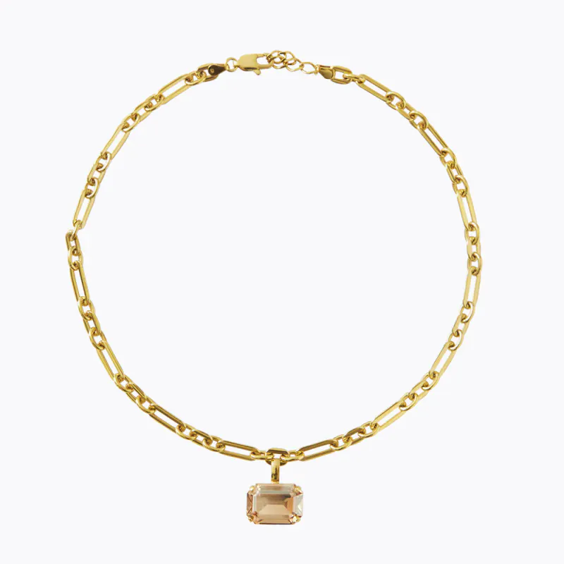Lydia Chain Necklace Gold Golden Shadow 