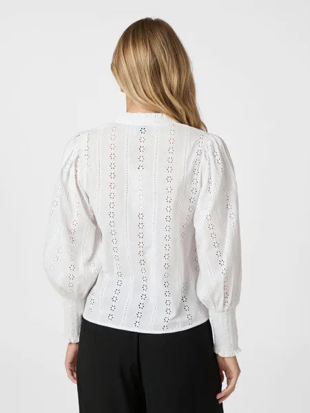 Hovedbilde Wenna Embroidery Blouse White 